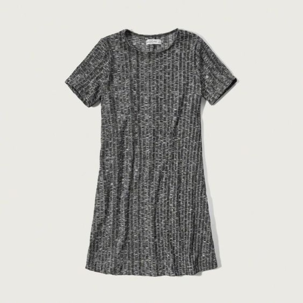 A&F // Ribbed Sweater T-Shirt Dress - Picture 4 of 7